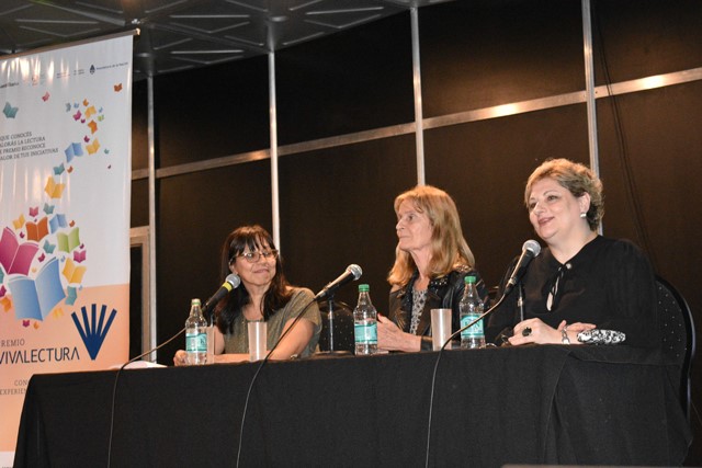 Nilda Palacios, Graciela Perrone y Sandra Rodríguez 