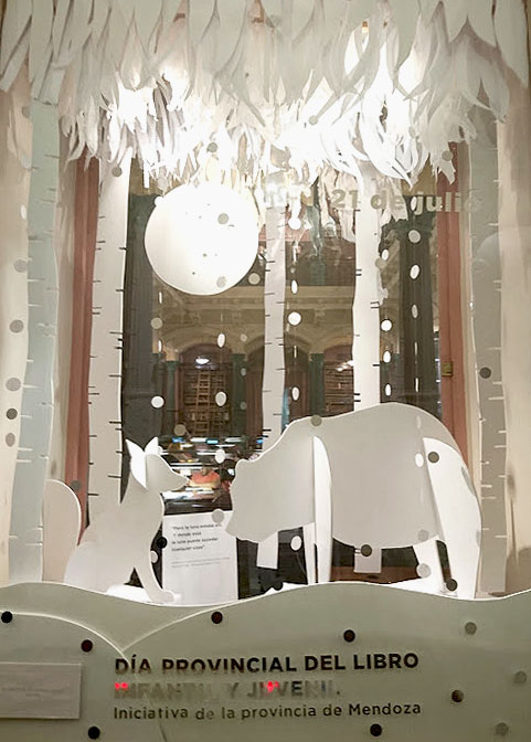 Representación de un pasaje del cuento Blanco, de Liliana Bodoc