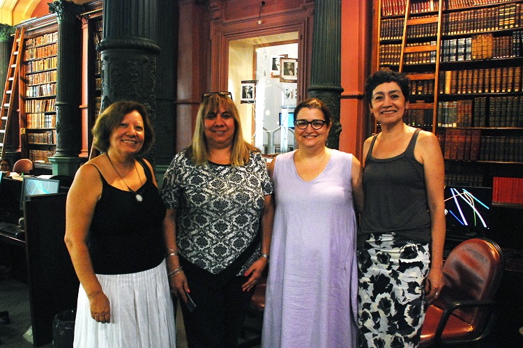 Marcela Scondras, María Silvia Lacorazza, Mariana Alcobre y Alexandra Murillo Madrigal