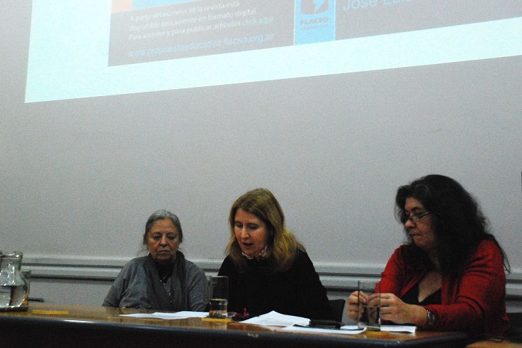 Guillermina Tiramonti, Sandra Ziegler y Nancy Montes