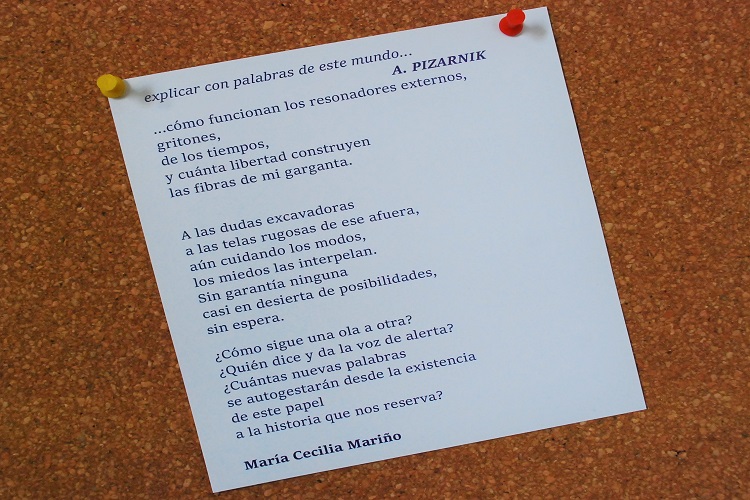 Poema de participante del taller