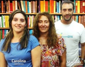 Bibliotecarios de la Biblioteca Pedagógica Rodolfo Walsh
